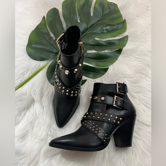 Michael Kors Dover Astor Stud Leather Ankle Boot ✨brand new✨ - Picture 4 of 5